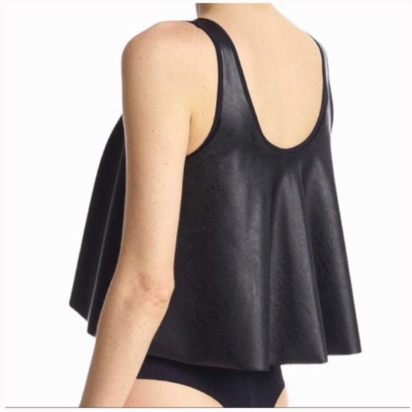 Commando Faux Leather Loose Layer Bodysuit - Picture 4 of 8